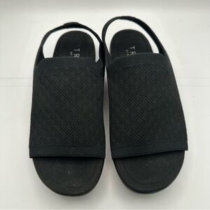 TRAQ by Alegria Women’s Size 37 / US 7 Sandals – Black Slingback Style